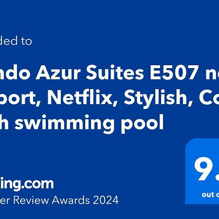 Condo Azur Suites E507 Near Airport, Netflix, Stylish, Cozy With Swimming Pool ماكتان المظهر الخارجي الصورة
